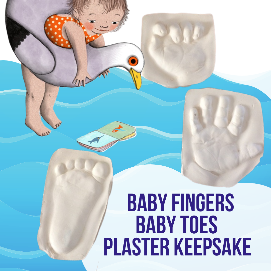 Baby Fingers, Baby Toes- Plaster Keepsake